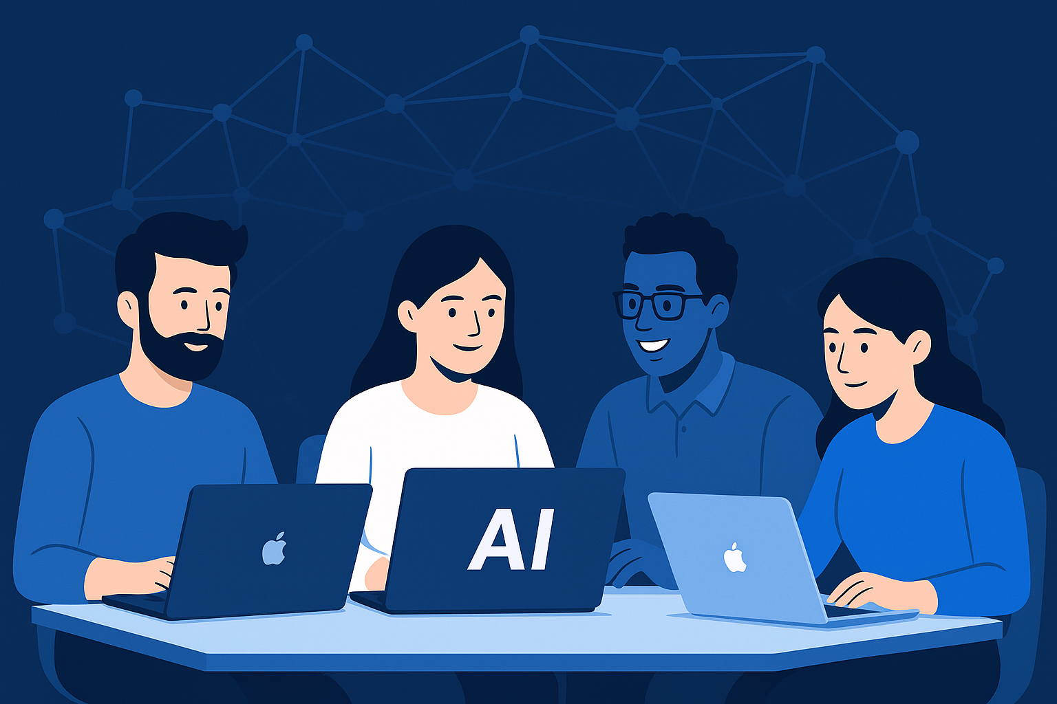 AI tim koji radi zajedno